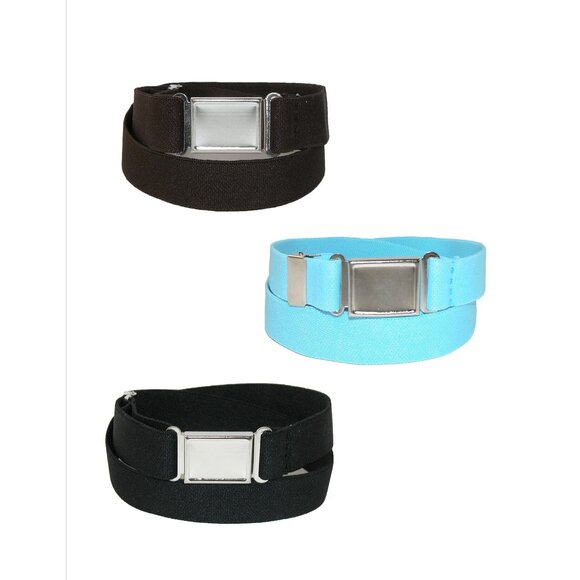 8796 Elastic Belt With Magnetic No Show Flat Buckle, Light main image 4